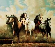 unknow artist Horses 046 Sweden oil painting artist